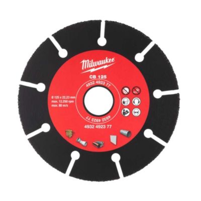 MILWAUKEE Disque carbure 125 mm x 1 1 mm 22 23 mm