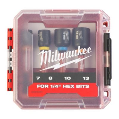 Set de 4 douilles magnétiques Shockwave? Impact Duty MILWAUKEE 4932492445 - vue 2