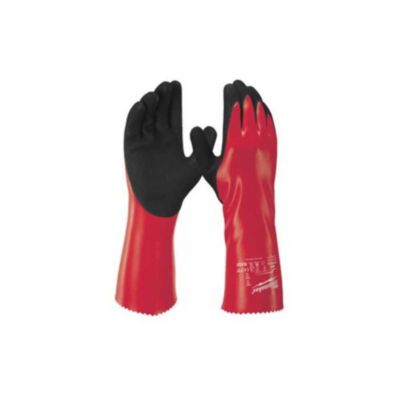 Milwaukee Gants chimiques 4932493230 taille 9 L 350 mm triple nitrile