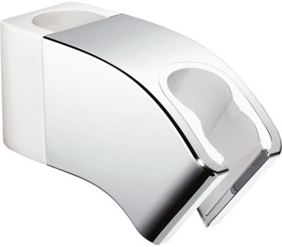 Support de douchette chromé Hansgrohe