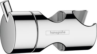 Support de douchette chrome fixation barre de douche Hansgrohe