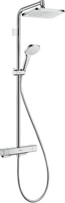 Colonne de douche thermostatique chromé Hansgrohe Croma E