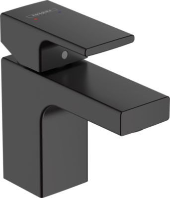 Mitigeur de lavabo 70 hansgrohe Vernis Shape noir mat