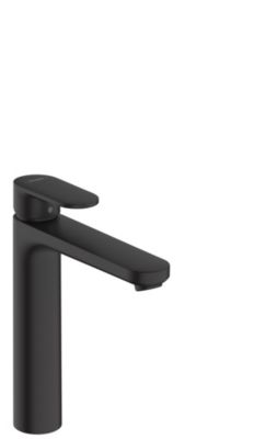 Mitigeur de lavabo haut noir mat Hansgrohe Vernis Blend 190