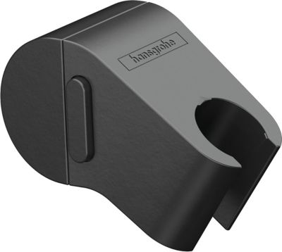 Support de douchette noir mat WallStoris Hansgrohe