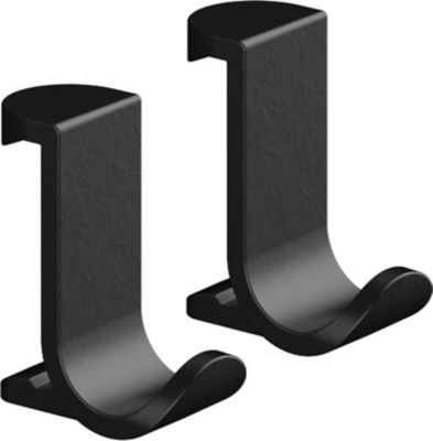 Lot de 2 crochets larges noirs, Hansgrohe WallStoris