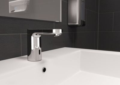 Mitigeur de lavabo électronique en eau froide sur batterie  chrome  Hansgrohe Vernis Blend