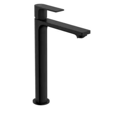 Mitigeur de lavabo pour vasque à  poser avec tirette et vidage chromé  Hansgrohe Rebris E 240 CoolStart