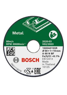 Disque à tronçonner droit Bosch Professional Expert for Inox 50 mm 3 pièces