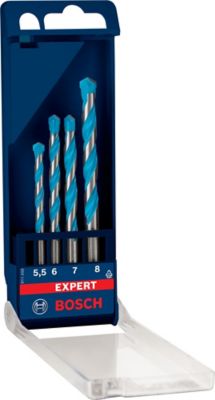 Coffret foret cylindrique matériaux Bosch 4 pièces