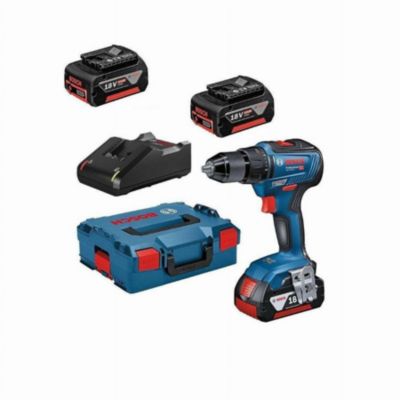 Perceuse visseuse sans fil gsr 18V 55 + bosch avec 3 batteries 18V 5.0Ah chargeur Boxx 0615990L8D - vue 2