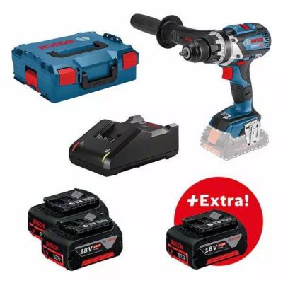 Perceuse visseuse GSR 18V 110 C + 3 x 5.0Ah + chargeur GAL 18V 40 + Boxx BOSCH 0615990L8F