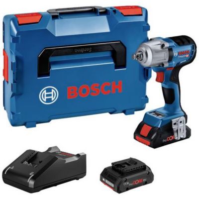 Bosch Professional 18V System boulonneuse sans Fil GDS 18V 450 HC Couple Serrage 450 Nm Couple décollement 800 Nm 2 Batteries ProCORE 4.0 Ah Chargeur Module Bluetooth Low Energy GCY 42 BOXX - vue 4