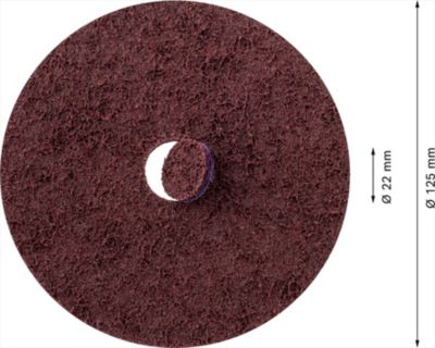 Disque abrasif BOSCH N477 SCM 125mm Grain moyen Oxyde d'aluminium céramique