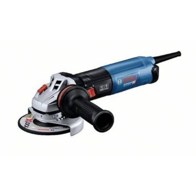 Bosch Professional meuleuse angulaire GWS 17 125 TS avec poignée auxiliaire capot de protection capot de protection pour tronçonner filtre à poussière clé à ergots flasqueécrou de serrage - vue 2