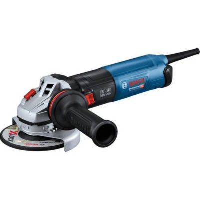 Bosch Professional meuleuse angulaire GWS 17 125 INOX 1 poignée auxiliaire capot protection capot protection pour tronçonner filtre à poussière clé à ergots flasqueécrou de serrage - vue 2