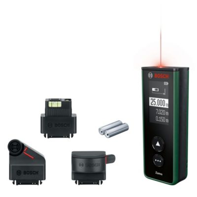 Set télémètre laser Bosch Zamo 25 affichage LCD