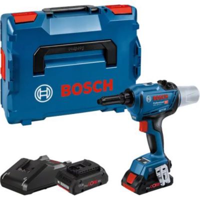 Bosch Riveteuse sans fil GRG 18V 16 C : 2 batteries ProCORE18V 4Ah BOXX 06019K5001