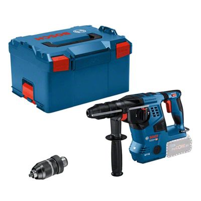 Bosch Professional 18V System perforateur sans fil GBH 18V 28 CF avec poignée auxiliaire tube de graisse mandrin automatique calage BOXX BOXX - vue 4