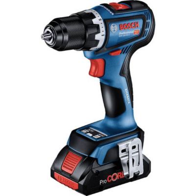 Bosch Professional 18V System perceuse visseuse sans fil GSR 18V 90 C 2 batteries ProCORE 4.0Ah chargeur rapide GAL 18V 40 module Bluetooth Low Energy GCY 42 calage BOXX pleine largeur BOXX