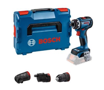 Perceuse visseuse GSR 18V 90 FC Solo + 3 adaptateurs FlexiClick Boxx 06019K6203 Bosch - vue 3