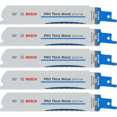 Bosch 937 HBF PRO Thick Metal precise 150 mm lames de scie sabre métal 5 pièces