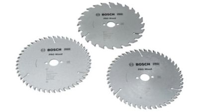 Jeu de lames de scie circulaire Bosch PRO Wood lot de 3 160 x 20 mm - vue 1