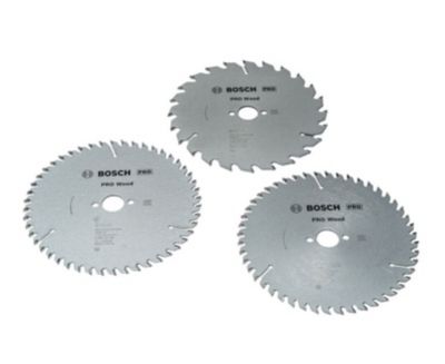 Jeu de lames de scie circulaire Bosch PRO Wood paquet de 3 190 x 30 mm - vue 1