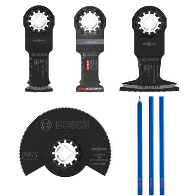 Jeu de lames de scie Starlock en mini Boxx avec crayons BOSCH 061599766V - vue 2
