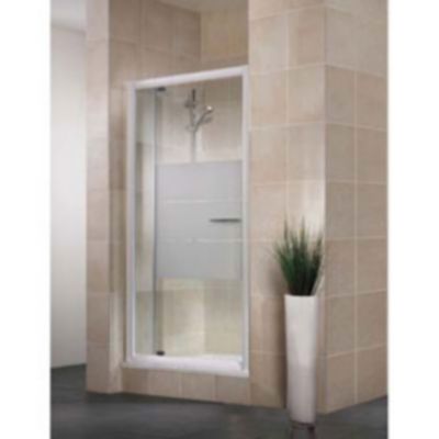 Porte extensible 90 cm Vita blanc dépolie