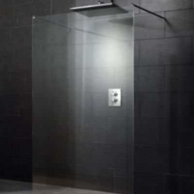 Paroi de douche verre transparent l.100 cm, Schulte Square I