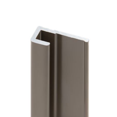 Profilé de fintion pour panneaux muraux Schulte DécoDesign, taupe