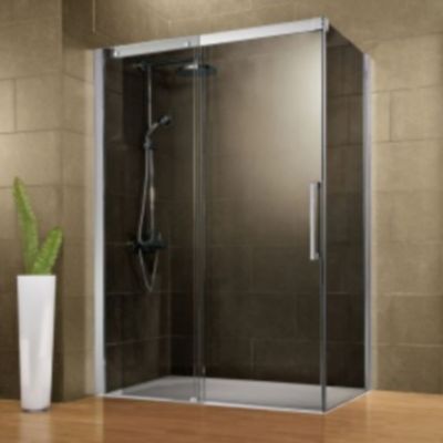 Paroi fixe verre de s curit anthracite 90 cm Manhattan II Paroi fixe verre de s curit anthracite 90 cm Manhattan II
