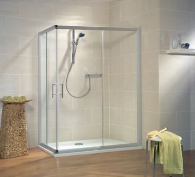 Accès d'angle coulissant alu 120 x 80 cm Phoenix