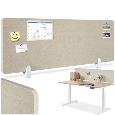 Cloison de bureau en 2 tailles beige