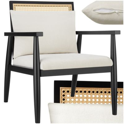 Fauteuil lounge avec rembourrage épais et coussin de dossier - vue 2