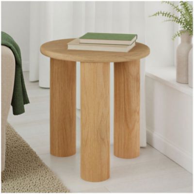 Table d'appoint 40 x 45 5 cm Chêne - vue 8