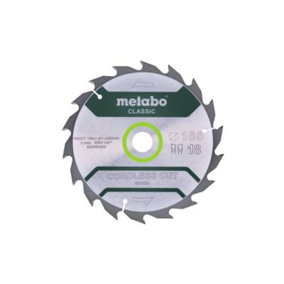 Metabo Lame de scie circ. Classic "Cordless Cut Wood" HWCT 165x20 18 WZ 20 degrés - vue 3