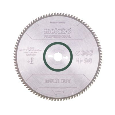 MultiCutClassic Metabo 305x30 80 fztz 5°neg /b - vue 1