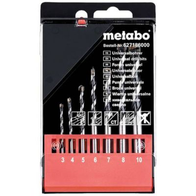 Foret universel METABO 627186000 Plaque en carbure diamantée Tige cylindrique 7 pièces - vue 2