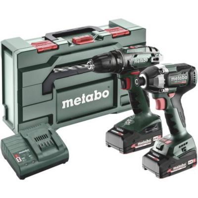 Perceuse visseuse sans fil METABO BS+SSD200LTBL 18V 2 batteries 4 Ah Visseuse à chocs - vue 4