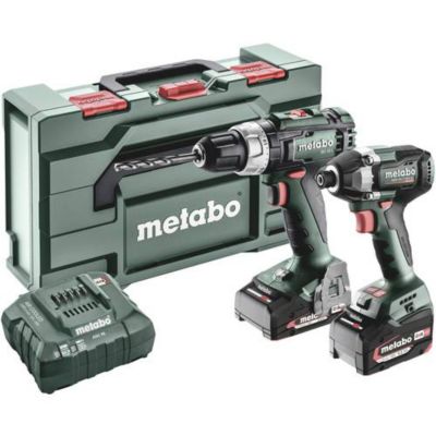 Perceuse visseuse sans fil Metabo BSL+SSD200LTBL Clé à chocs sans fil + batterie + chargeur