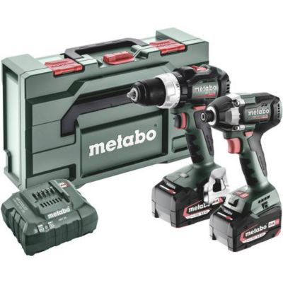 Perceuse visseuse sans fil Metabo BSLBL+SSD200LTBL 18V Batterie Fournie Professionnelle - vue 5