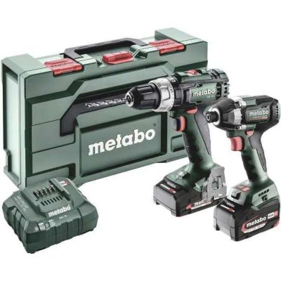 Perceuse visseuse à percussion sans fil Metabo BSLBL+SSD200LTBL Batterie Compacte Avec lampe LED - vue 7