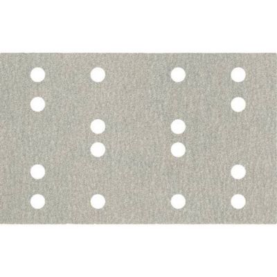 Bandes de ponçage adhésives 80 x 133 mm P180 16 trous fixation auto agrippante lot de 10 - vue 2
