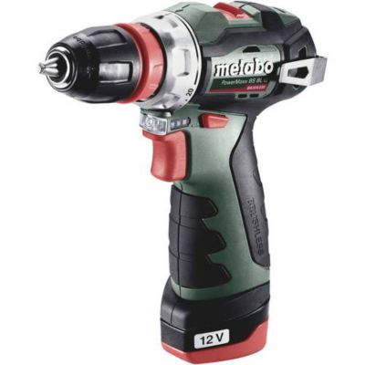 Perceuse-visseuse sans fil 12 V PowerMaxx BS BL Q 2x2,0 Ah - 0,9 kg