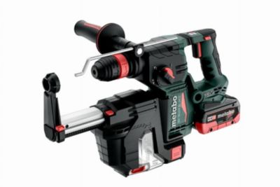 Perforateur-burineur KH 18 LTX 24 BL Quick ISA 24 - 18 V, 2x5,5 Ah, chargeur et coffret - METABO