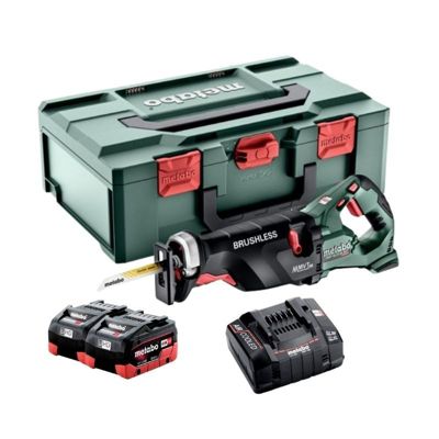 Scie sabre SSEP 18 V LTX MVT 2x8.0Ah en coffret Metabox METABO 602258810 - vue 7
