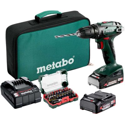 Perceuse visseuse metabo bs 18 sans fil 48.0 Nm 18 V 2.0 Ah - vue 5