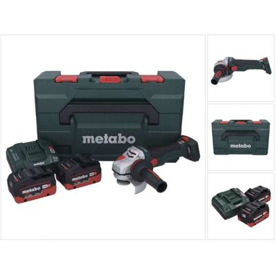 Meuleuse angle sans fil metabo wb 18 ltx bl 15 125 18 V Batterie 5.5 Ah 12.5 cm - vue 10